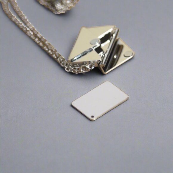 Custom Letter Envelope Pendant Necklace Customized Stainless Steel - Picture 5 of 10